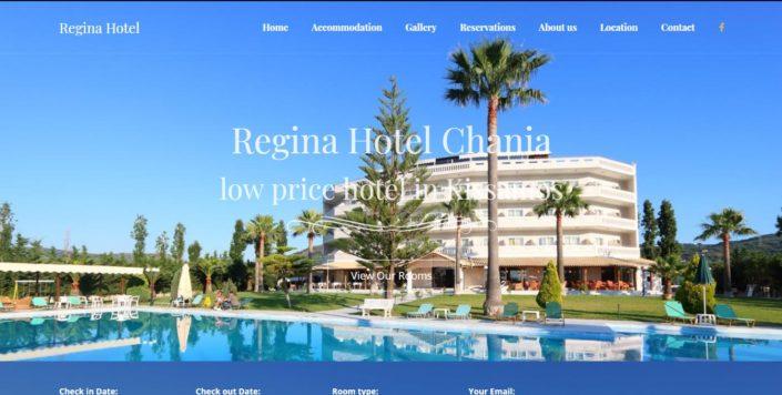 Web Design | Regina Hotel Chania Web Design | Theofilos Kalogerakis