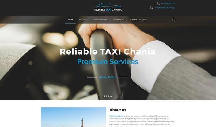 Web Design | reliabletaxichania.gr Web Design | Theofilos Kalogerakis