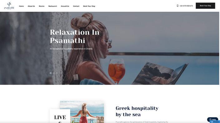 Psamathi L&T | Web Design | Theofilos Kalogerakis Web Design | Theofilos Kalogerakis