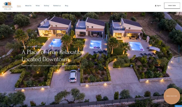 Ethereal Villas | Web Design | Theofilos Kalogerakis Web Design | Theofilos Kalogerakis