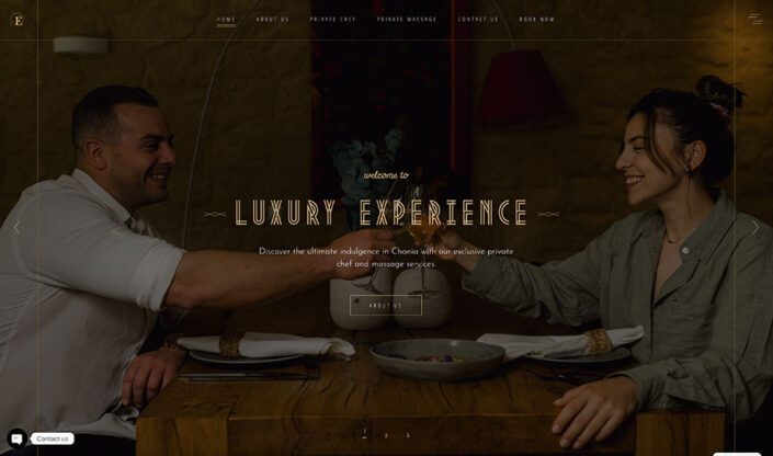 Luxury Eperience | Web Design | Theofilos Kalogerakis Web Design | Theofilos Kalogerakis
