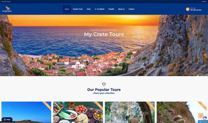 My Crete Tours | Web Design | Theofilos Kalogerakis Web Design | Theofilos Kalogerakis