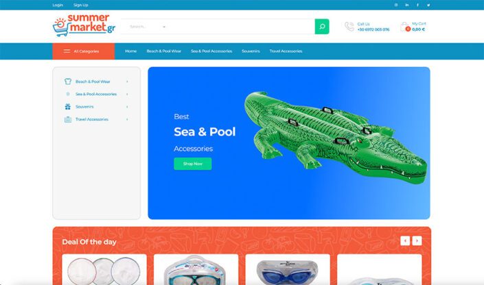 Summermarket.gr | Web Design | Theofilos Kalogerakis Web Design | Theofilos Kalogerakis