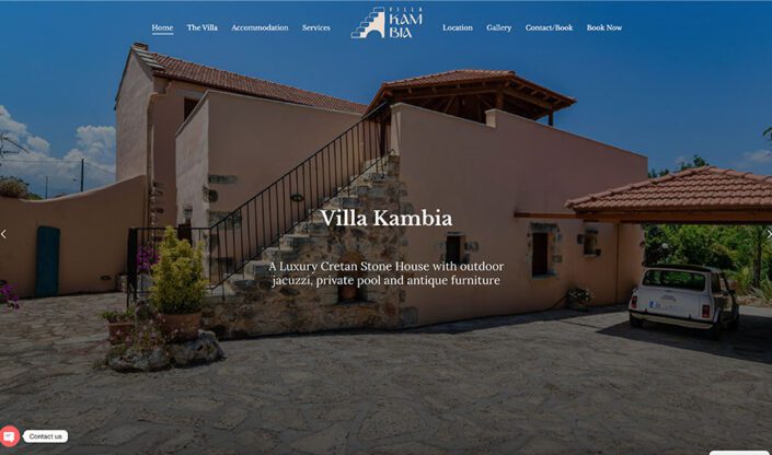 Villa Kambia | Web Design | Theofilos Kalogerakis Web Design | Theofilos Kalogerakis